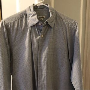 Steven Alan Men's Reverse Seam Button Down Shirt